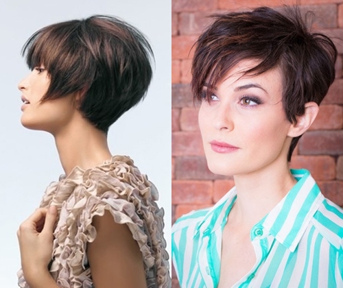 Modieuze korte kapsels winter 2014: foto's van de meest stijlvolle kapsels voor kort haar