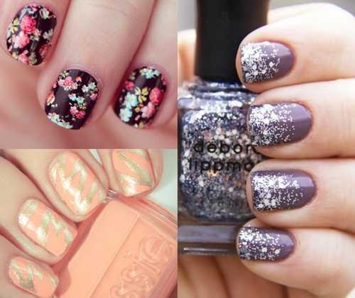 Mode nagels winter 2013-2014: foto van de meest modieuze nagel ontwerpopties in 2014 