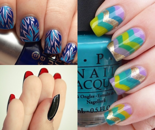 Mode nagels winter 2013-2014: foto van de meest modieuze nagel ontwerpopties in 2014 