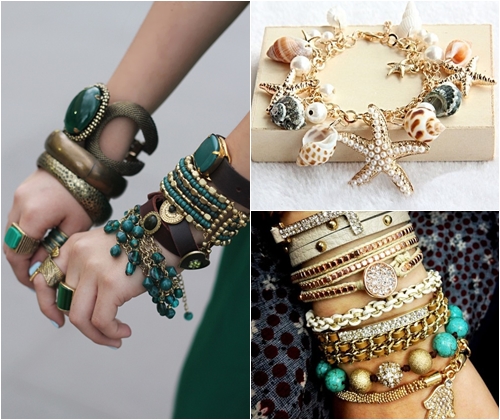 Modieuze armbanden lente-zomer 2013