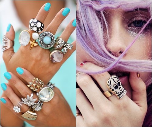 Modieuze ringen lente-zomer 2013