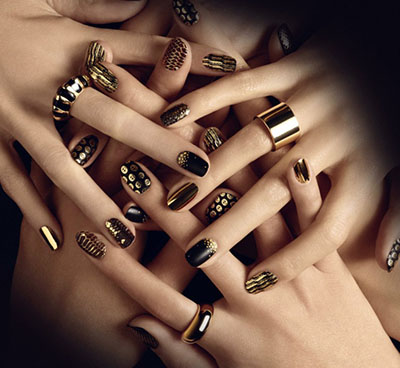 Dit najaar is vooral de gouden kleur van nagels relevant