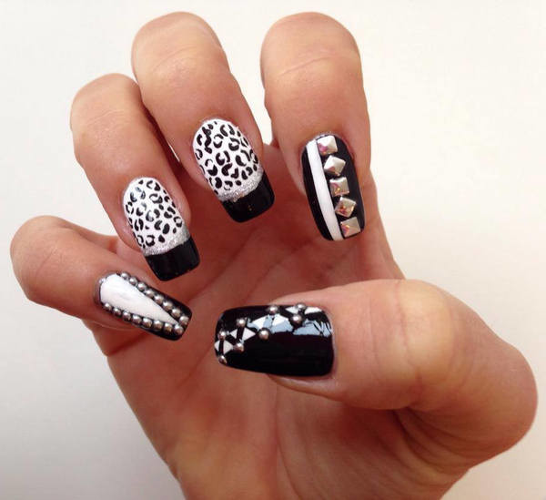 Modieus duo: tweekleuren manicure als trend van de winter 2016-2017