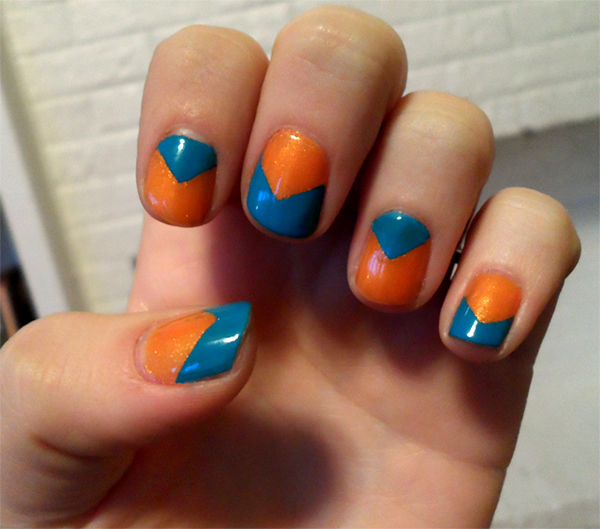 Modieus duo: tweekleuren manicure als trend van de winter 2016-2017