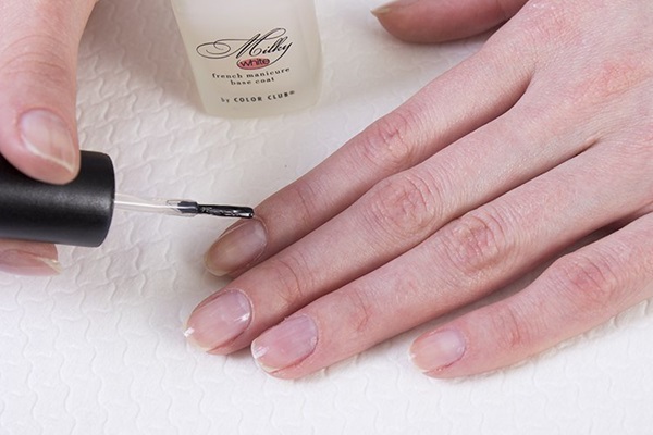 Marmeren manicure met gel-lak