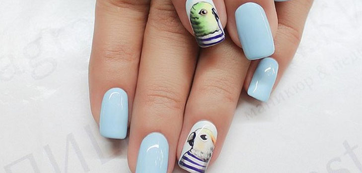 Nagelkunst op één nagel - herfsttrend-2016