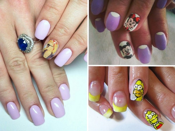 Nagelkunst op één nagel - herfsttrend-2016