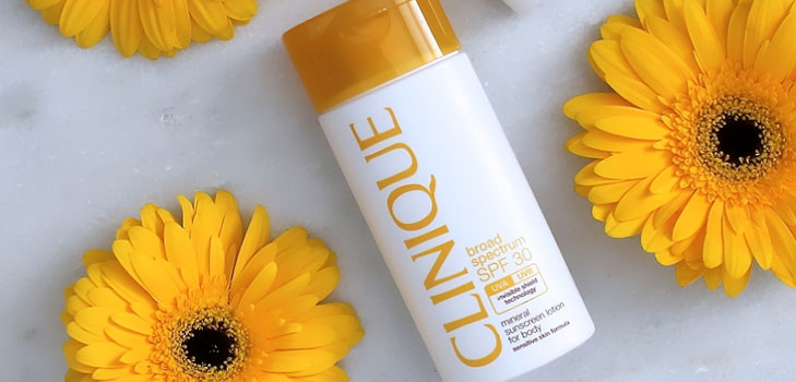 Onzichtbare bescherming: bruiningsmiddelen Clinique Mineral Sunscreen