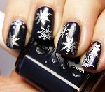 Nieuwjaarstekeningen op spijkers Nieuwjaar Nails Design