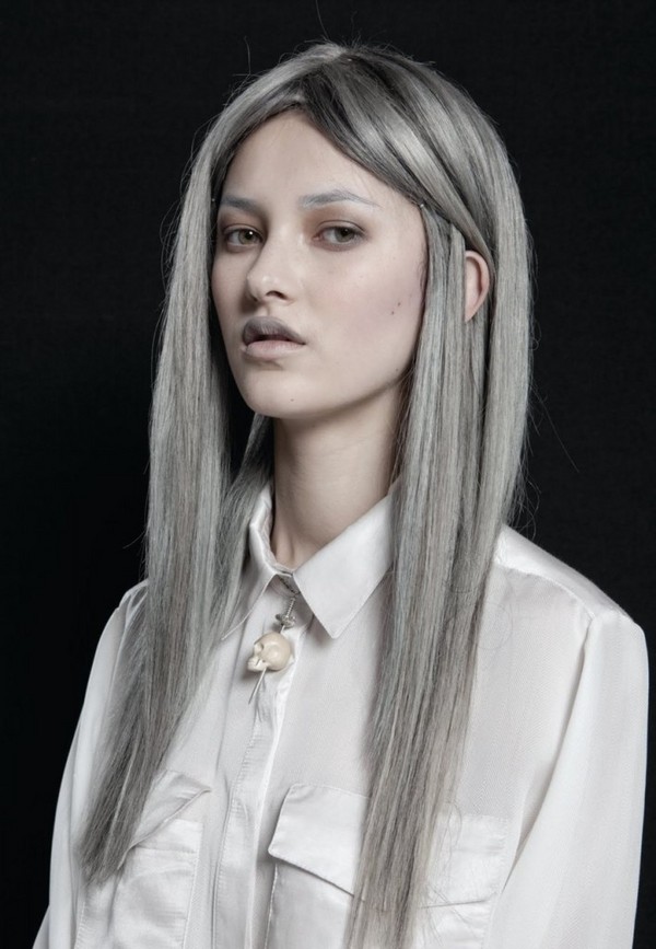 Ashy haarkleur