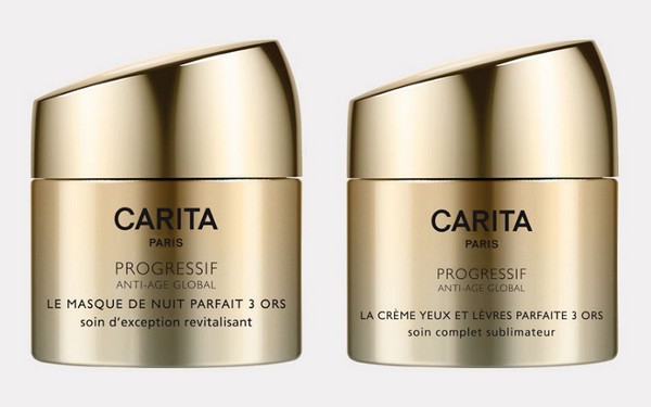 Geheimen van de jeugd: anti-aging nieuwigheden Carita Trio of Gold