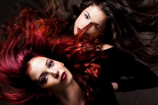 Silk coloring Chi: foto van haar voor en na