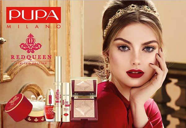 Triumph of the Queen: decoratieve collectie Pupa Red Queen Holiday 2016-17