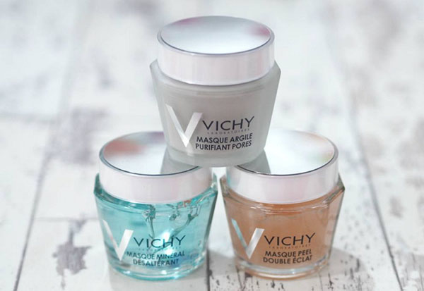 Drievoudig effect: mineraal masker van Vichy