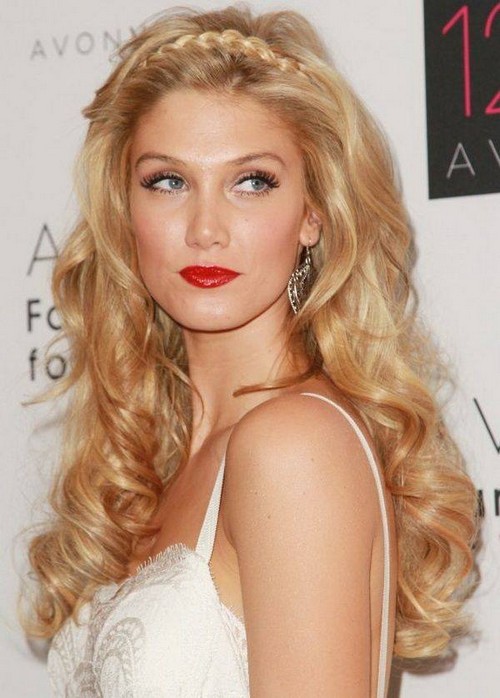 'S avonds haarstyling in het kort