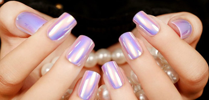 "Mirror" manicure - herfsttrend-2016