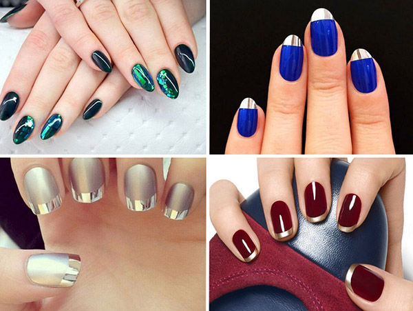"Mirror" manicure - herfsttrend-2016
