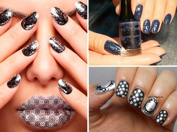 "Mirror" manicure - herfsttrend-2016