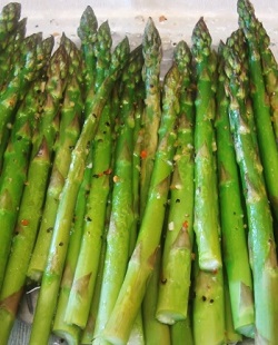 Infusie van asperges