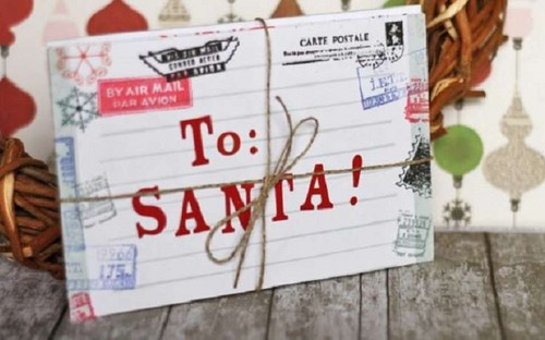 Originele brieven aan de Kerstman van kinderen en volwassenen