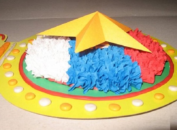 Applique op 23 februari, eigen handen