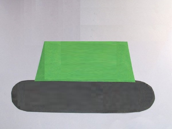 Applique op 23 februari, eigen handen