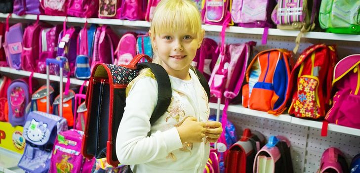 Knapzak voor een eerste grader