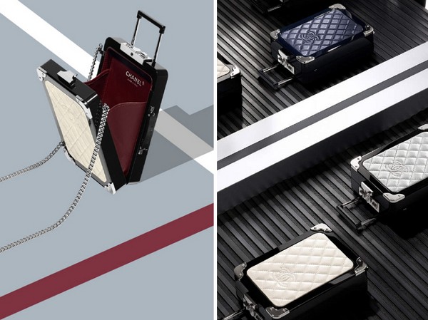 De weg roept: de clutch-koffer Trolley Minaudiere van Chanel