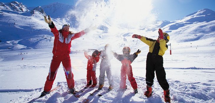 Berg-ski resorts van Rusland