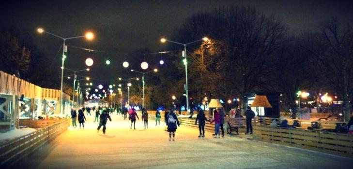 het schaatsen