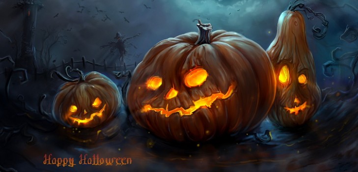 Bij het vieren van de viering van Halloween 2016