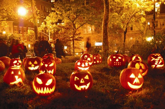Bij het vieren van de viering van Halloween 2016
