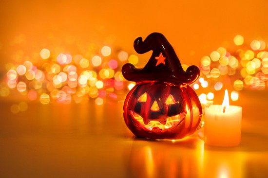 Bij het vieren van de viering van Halloween 2016