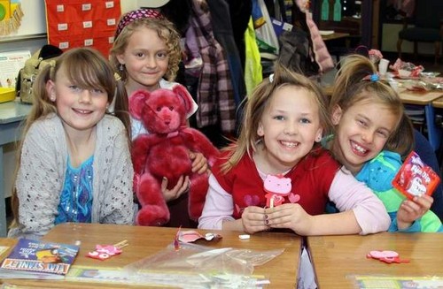 Wedstrijden voor Valentijnsdag op school
