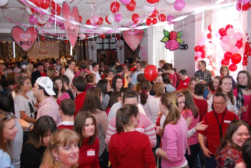 Wedstrijden voor Valentijnsdag op school