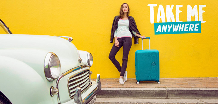 Zomer op de weg: lichte koffers American Tourister Soundbox