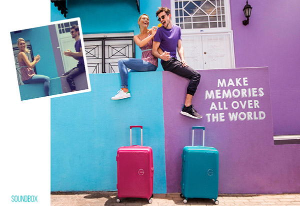 Zomer op de weg: lichte koffers American Tourister Soundbox