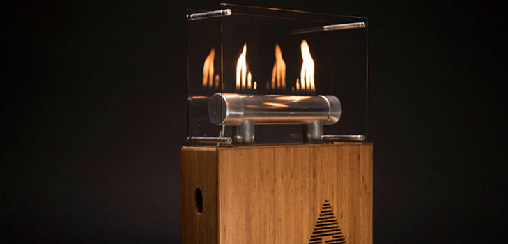 Vuurmagie: zuilvuur Fireside Audiobox
