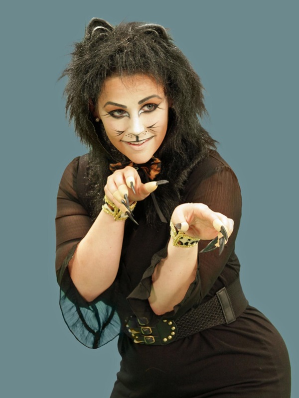 Enge make-up voor Halloween met je eigen handen voor meisjes en meisjes