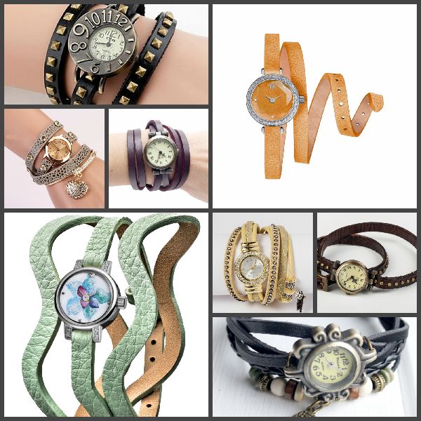 Modieuze accenten in de vrouwelijke afbeelding met de "Lollipops" en "VIVA FLEUR" horloges van NIKI
