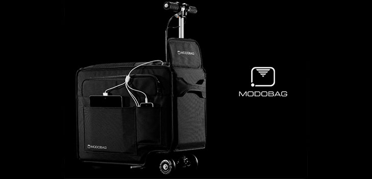 Modobag voor levendige reizen: de eerste gemotoriseerde koffer