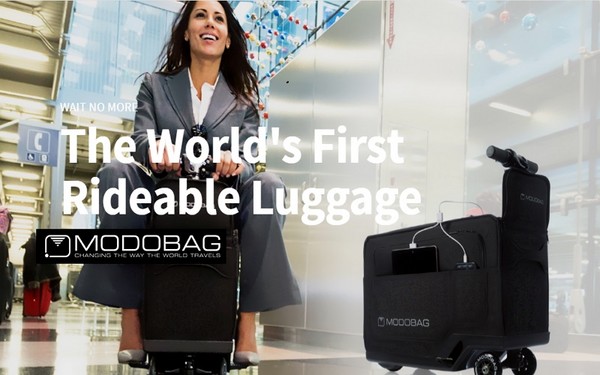 Modobag voor levendige reizen: de eerste gemotoriseerde koffer