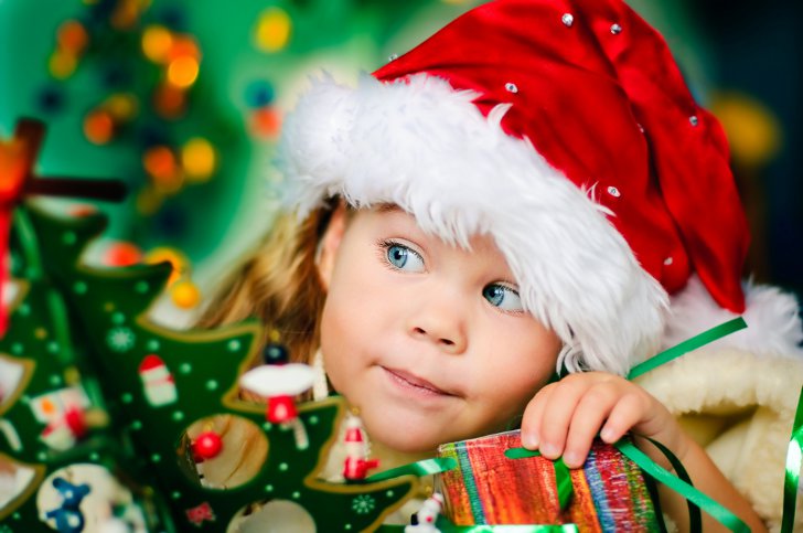 meisje en cadeau