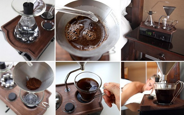 Geschenk voor koffiezetapparaten: alarmkoffiezetapparaat Barisieur