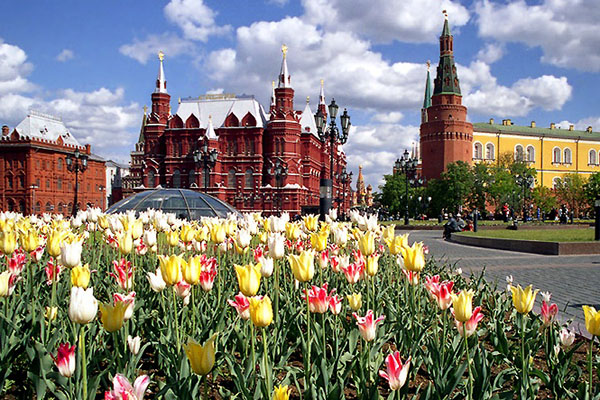 Weer in Moskou in april 2017