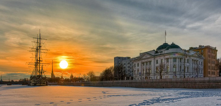 Het weer in Petersburg - maart 2017