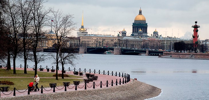 Weer in St. Petersburg in februari 2017