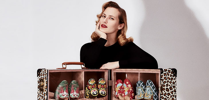 Tijd voor vakantie: reiscollectie Globe-Trotter x Charlotte Olympia