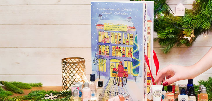 Feestelijke stemming: adventskalender L'Occitane