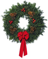 Kerstkrans met eigen handen Kerstkrans met eigen handen